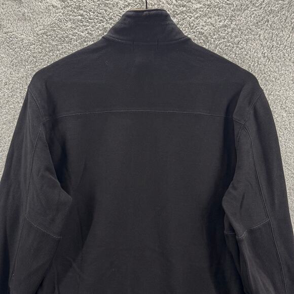 Calvin Klein Jacket Men's Large Black Full-Zip Track Lightweight Casual - Picture 6 of 11